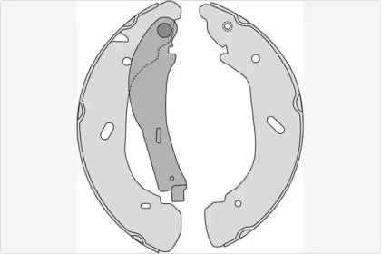 Комлект тормозных накладок MGA M791