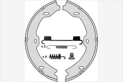 Комлект тормозных накладок MGA M872R
