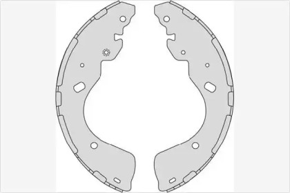 Комлект тормозных накладок MGA M925