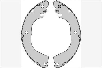 Комлект тормозных накладок MGA M938