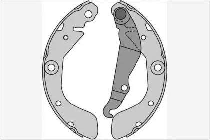 Комлект тормозных накладок MGA M951