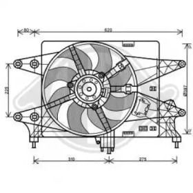 Вентилятор DIEDERICHS 3485115