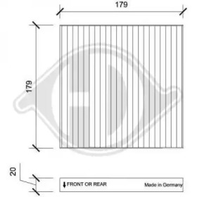 Фильтр DIEDERICHS DCI1224