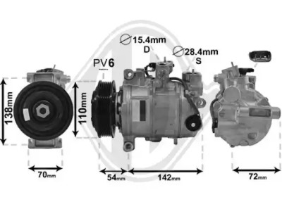 Компрессор DIEDERICHS DCK1135