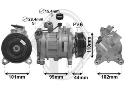 Компрессор DIEDERICHS DCK1137