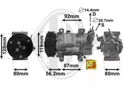 Компрессор DIEDERICHS DCK1173