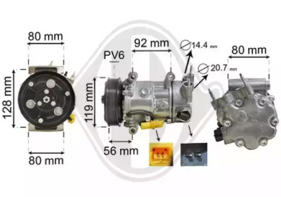 Компрессор DIEDERICHS DCK1185