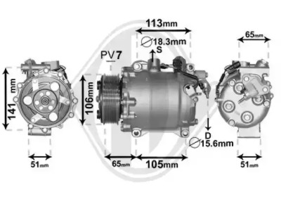 Компрессор DIEDERICHS DCK1305