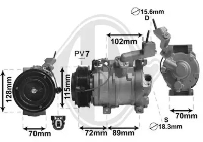 Компрессор DIEDERICHS DCK1306