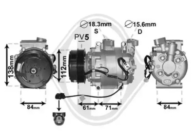 Компрессор DIEDERICHS DCK1307