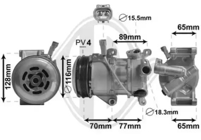 Компрессор DIEDERICHS DCK1566