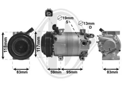 Компрессор DIEDERICHS DCK1657