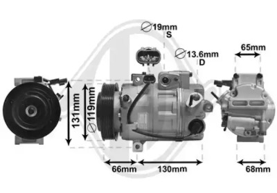 Компрессор DIEDERICHS DCK1658