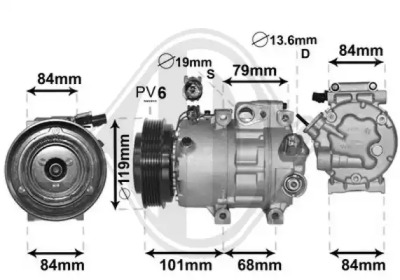 Компрессор DIEDERICHS DCK1660