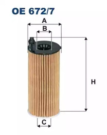 Фильтр FILTRON OE672/7A