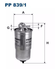 Фильтр FILTRON PP839/1