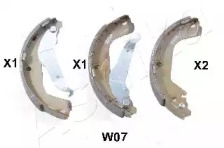 Комлект тормозных накладок ASHIKA 55-0W-W07