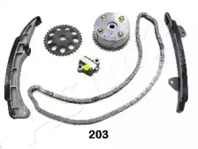 Комплект цепи привода распредвала ASHIKA KCK203V