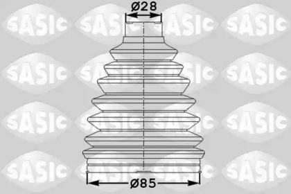 Комплект пыльника SASIC 1904040