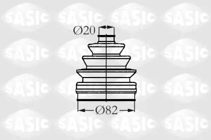 Комплект пыльника SASIC 2003417