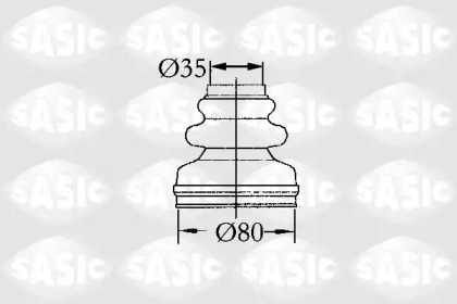 Комплект пыльника SASIC 2873813