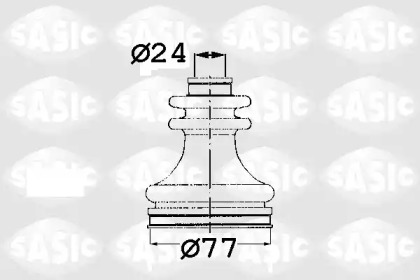 Комплект пыльника SASIC 4003425