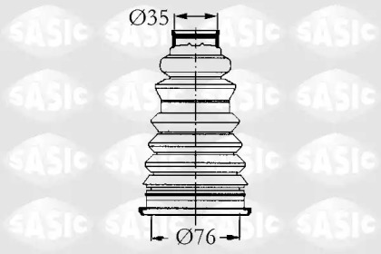 Комплект пыльника SASIC 4003434