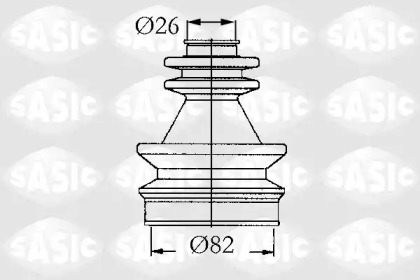 Комплект пыльника SASIC 4003439