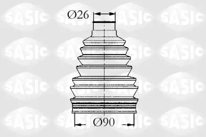 Комплект пыльника SASIC 4003441