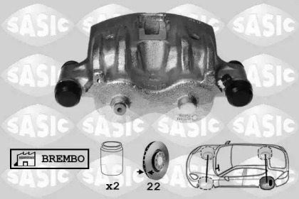 Тормозной суппорт SASIC 6506160