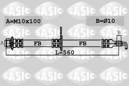 Шлангопровод SASIC 6600038