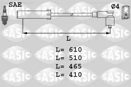 Комплект электропроводки SASIC 9284004