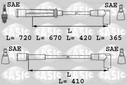 Комплект электропроводки SASIC 9284007