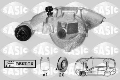 Тормозной суппорт SASIC SCA6266