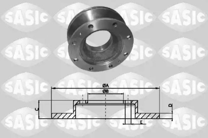 Тормозной диск SASIC T616002