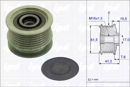 Механизм свободного хода IPD 15-3798