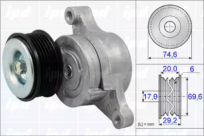 Натяжитель IPD 15-3815