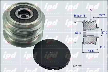 Механизм свободного хода IPD 15-3990