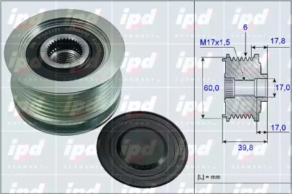 Механизм свободного хода IPD 15-4008