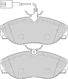 Комплект тормозных колодок ABEX AVR118