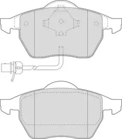 Комплект тормозных колодок DURON DBP241496