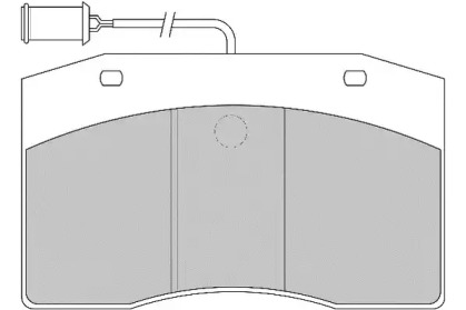 Комплект тормозных колодок DURON DCV801