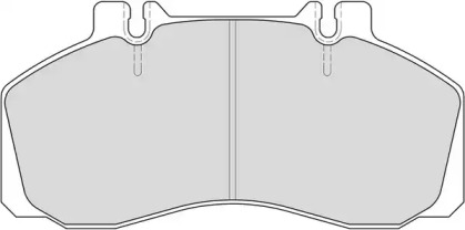 Комплект тормозных колодок DURON DCV879