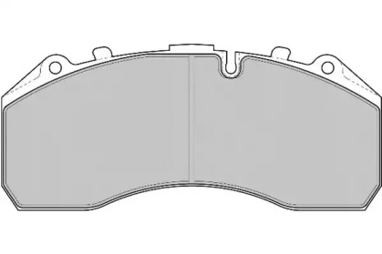 Комплект тормозных колодок DURON DCV1914FE