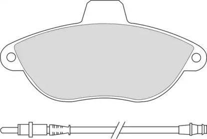 Комплект тормозных колодок DURON DBP341002