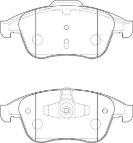 Комплект тормозных колодок DURON DBP354181