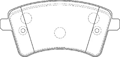 Комплект тормозных колодок DURON DBP354185