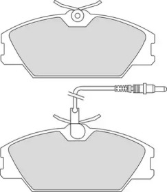 Комплект тормозных колодок DURON DBP350406