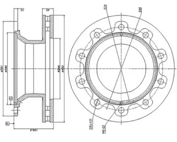 Тормозной диск DURON DCR176A