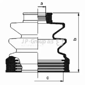 Комплект пыльника JP GROUP 3543700119